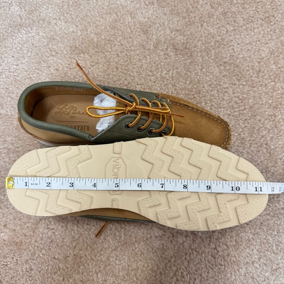 L.L. Bean x Todd Snyder Jackman Blucher Shoe in Olive 9D Suede Leather Vibram - Picture 13 of 13